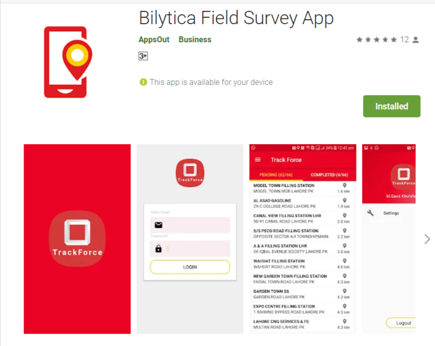 Bilytica Field Survey App